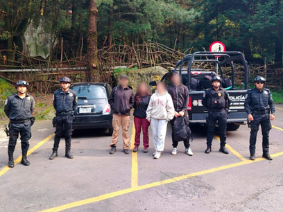 Rescatan a cuatro estudiantes extraviados en Los Dinamos, CDMX