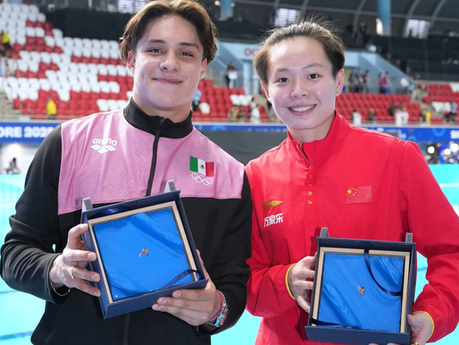 Osmar Olvera es nombrado como el mejor clavadista del Mundial de Deportes Acuáticos Singapur 2025