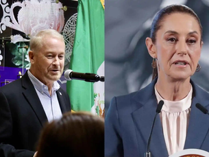 Sheinbaum sostiene tercera reunión con el embajador estadounidense en el Palacio Nacional