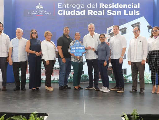 Presidente Abinader entrega 360 nuevos apartamentos en Ciudad Real San Luis