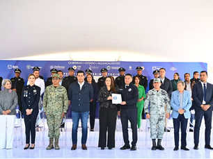 Tere Jiménez, gobernadora de Aguascalientes, arranca operativo Navidad Segura 2024