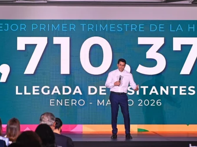 República Dominicana recibió más de 3.7 millones de visitantes en el primer trimestre de 2026
