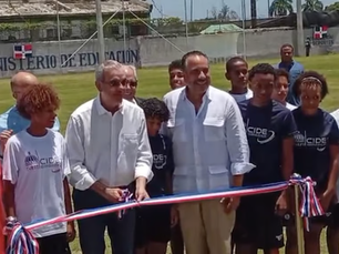 Abinader inaugura obras deportivas con inversión de RD$38 millones