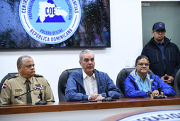 Abinader tras lluvias torrenciales: No hay sistema de drenaje que resista 400 milímetros de lluvias