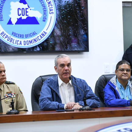 Abinader tras lluvias torrenciales: No hay sistema de drenaje que resista 400 milímetros de lluvias