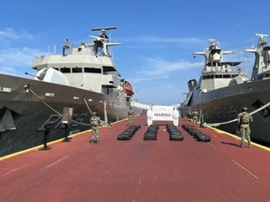 Aseguran más de media tonelada de cocaína en las costas de Guerrero