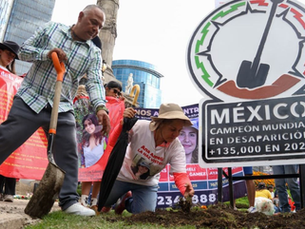 Investigan el retiro de un antimonumento de personas desaparecidas en CDMX
