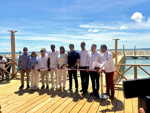 David Collado inaugura muelle turístico en Caleta con inversión de RD$34 millones