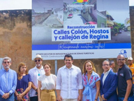 David Collado da primer picazo en reconstrucción de calles en Ciudad Colonial