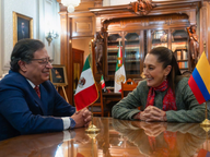 Sheinbaum acordó con Petro impulsar a candidatas para ONU y OEA