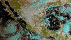 ‘Rachel’ se degrada a huracán categoría 1 y mantiene lluvias fuertes en Baja California Sur
