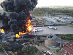 Incendio en Pesquería, NL, deja un muerto y tres heridos