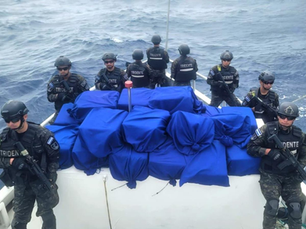 Marina salvadoreña incauta $35 millones en cocaína en altamar