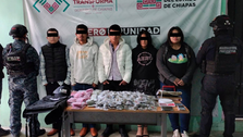 Detienen en Chiapas a 5 presuntos miembros del CJNG