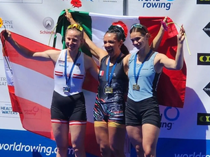 Kenia Lechuga da oro a México en Copa Mundial de Remo en Suiza