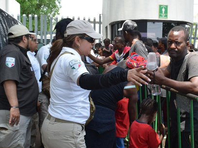 INM remite a dos personas por motín en estación migratoria Siglo XXI