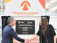 Tere Jiménez respalda expansión de Tokaikogyo en Aguascalientes