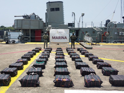 Marina asegura 3.2 millones de dosis de cocaína en costas de Michoacán