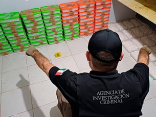 Aseguran 385 kg y 170 litros de metanfetamina en Culiacán