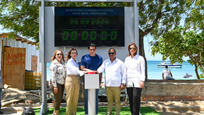 David Collado inicio construcción de parador fotográfico en Punta Rucia para impulsar el turismo con inversión de RD$10.8 millones