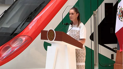 Sheinbaum inaugura el Tren Felipe Ángeles que conecta la CDMX con el AIFA