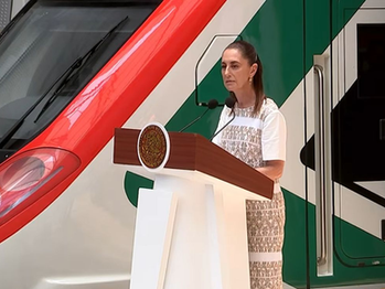 Sheinbaum inaugura el Tren Felipe Ángeles que conecta la CDMX con el AIFA