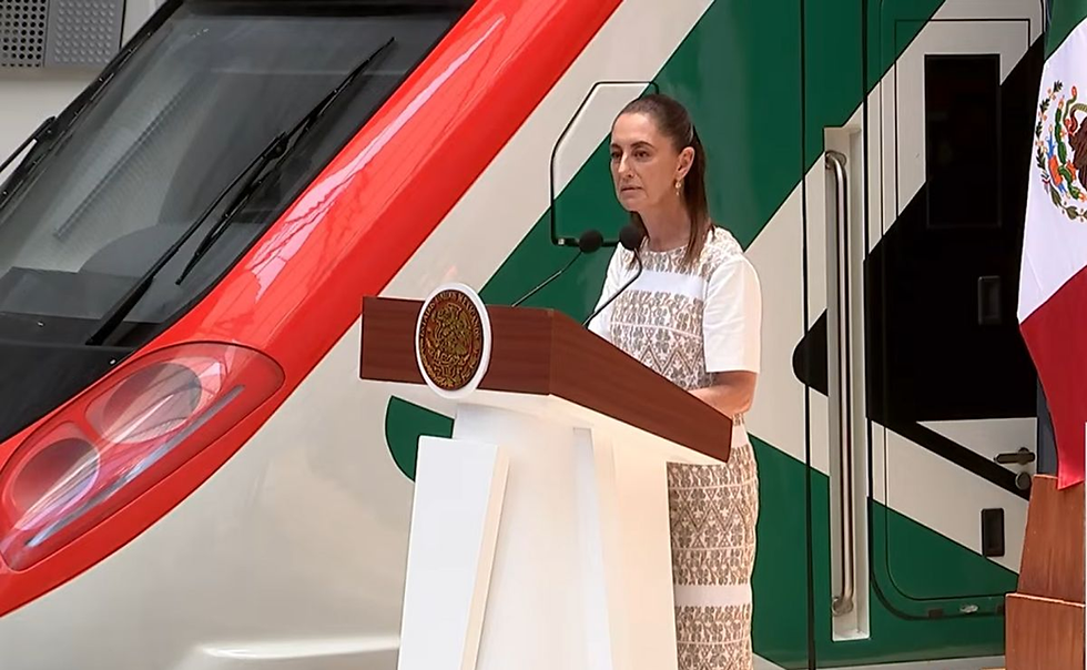 Sheinbaum inaugura el Tren Felipe Ángeles que conecta la CDMX con el AIFA