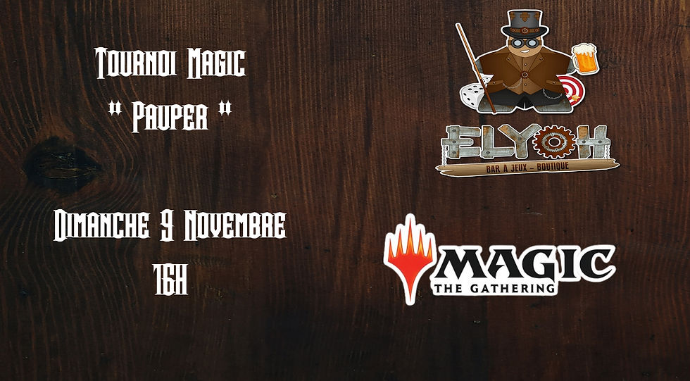 Tournoi Magic " Pauper "