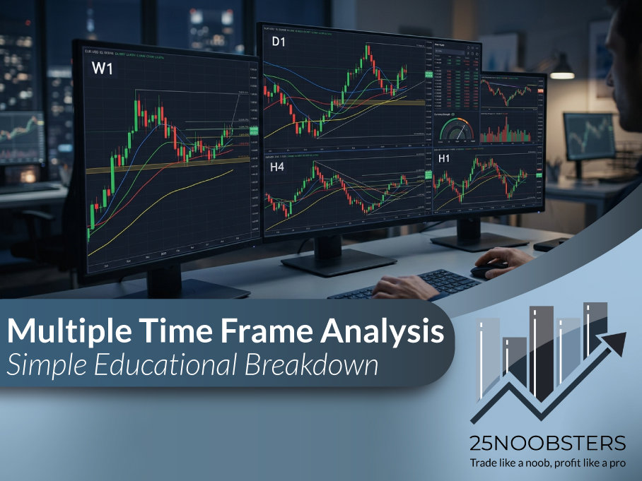 Multi Time Frame Icon Multiple Time Frame Analysis – Simple Educational Breakdown