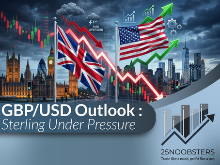 GBP/USD Falls as Stronger Dollar and Risk Aversion Weigh on Sterling