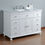 Thumbnail: Abigail Embellished 48" White Single Sink Vanity