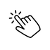 Clicking finger on white background_edit