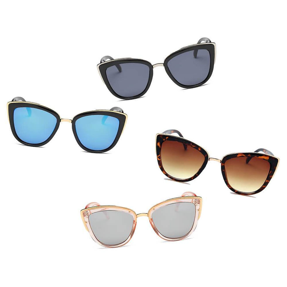 Thumbnail: CHESTER | Women's Vintage Retro Oversized Cat Eye Sunglasses