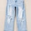 Thumbnail: DENIM Light Wash Distressed Jeans