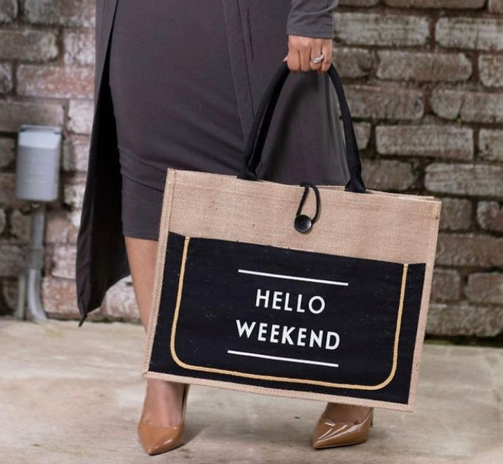 Thumbnail: Hello Weekend Tote Bag