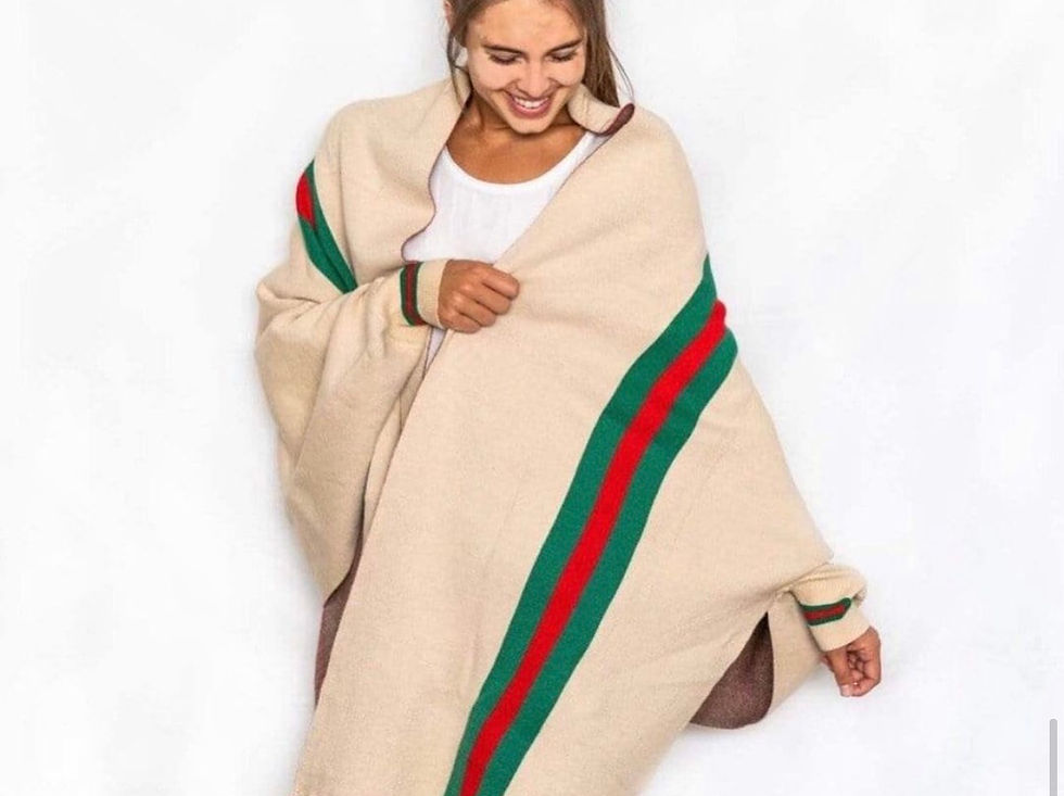 Thumbnail: Striped Fringe Wrap