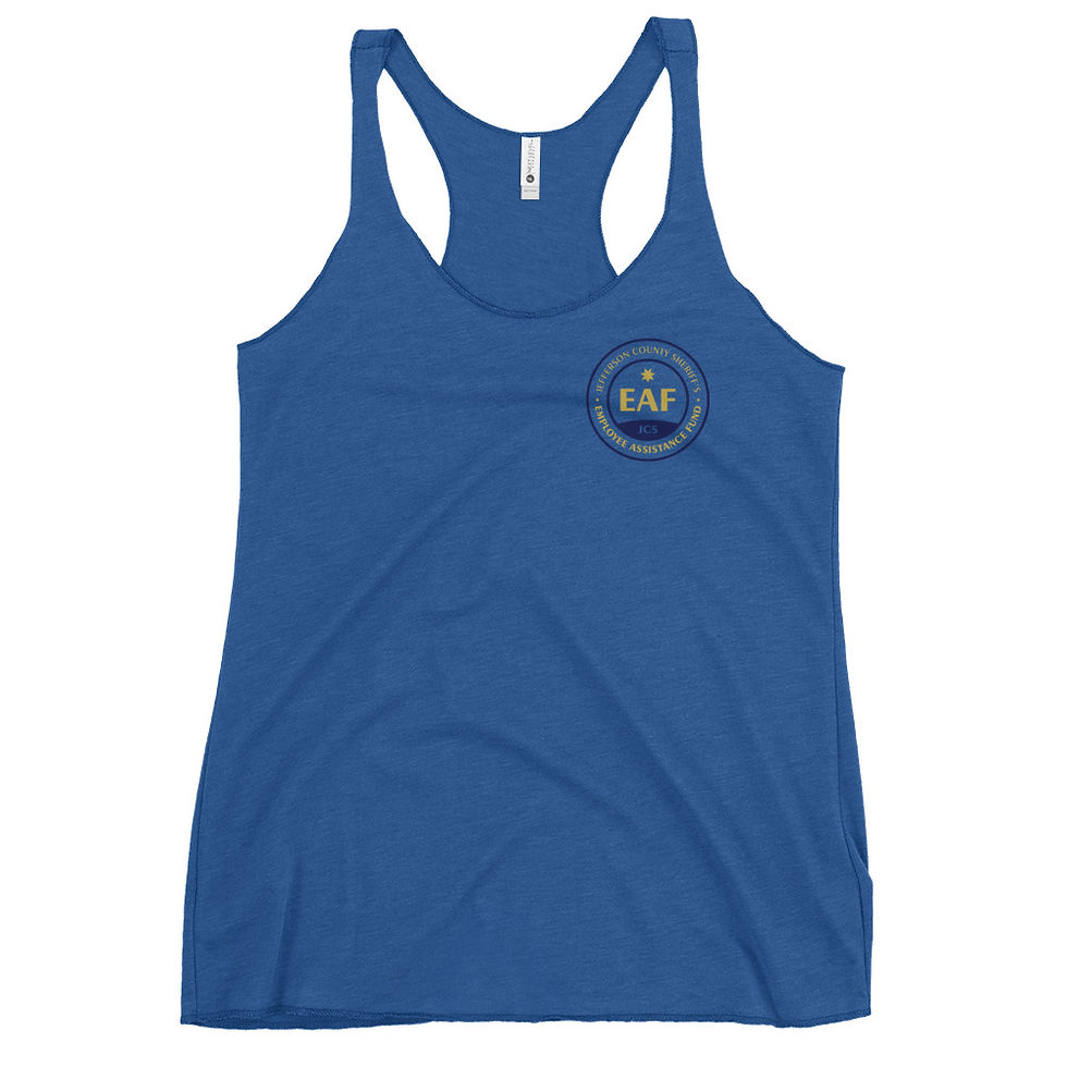 Thumbnail: EAF Women's Racerback Tank Blue&Gold