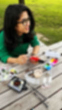 The Doodler Scribbler Ishaana M Cherian On Site Calligraphy and Engraving Artist Toronto C