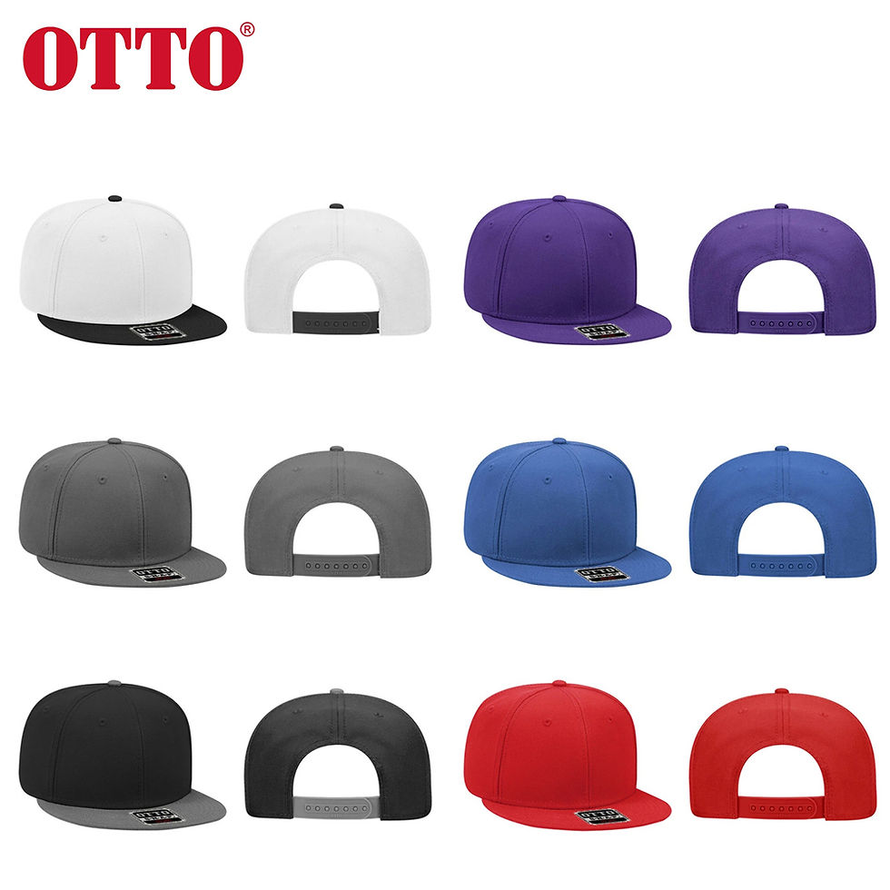 サムネイル： [ H0978 ] OTTO (オットー)  ウールブレンド スナップバック フラットバイザー プロスタイル ソリッド キャップ