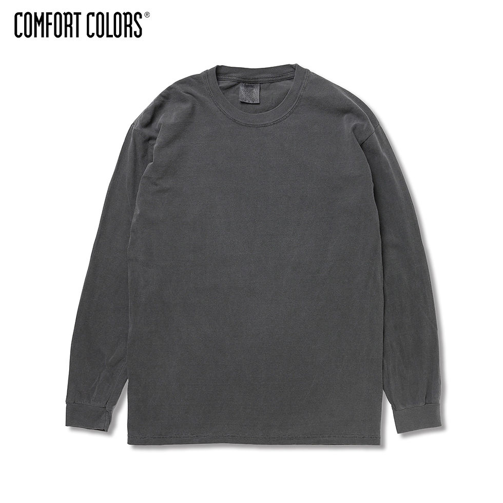 サムネイル： 商品： [ CC6014 ] Comfort Colors (コンフォート カラーズ) 6.1oz ガーメントダイ 長袖 Tシャツ