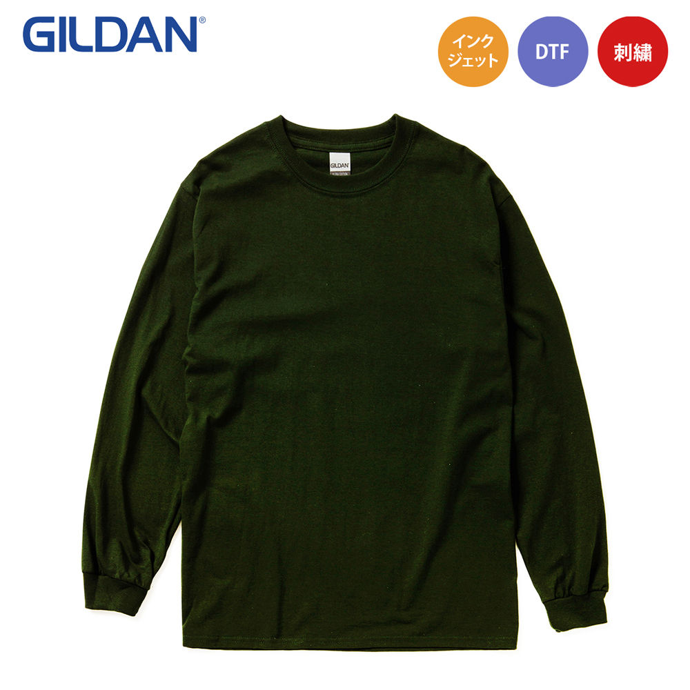 [ GL2400 ] Gildan (ギルダン) 6.0oz ウルトラコットン ロングスリーブ Tシャツ