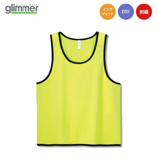 00336-DBS ] glimmer (グリマー) 4.4oz ドライ メッシュ ビブス | S