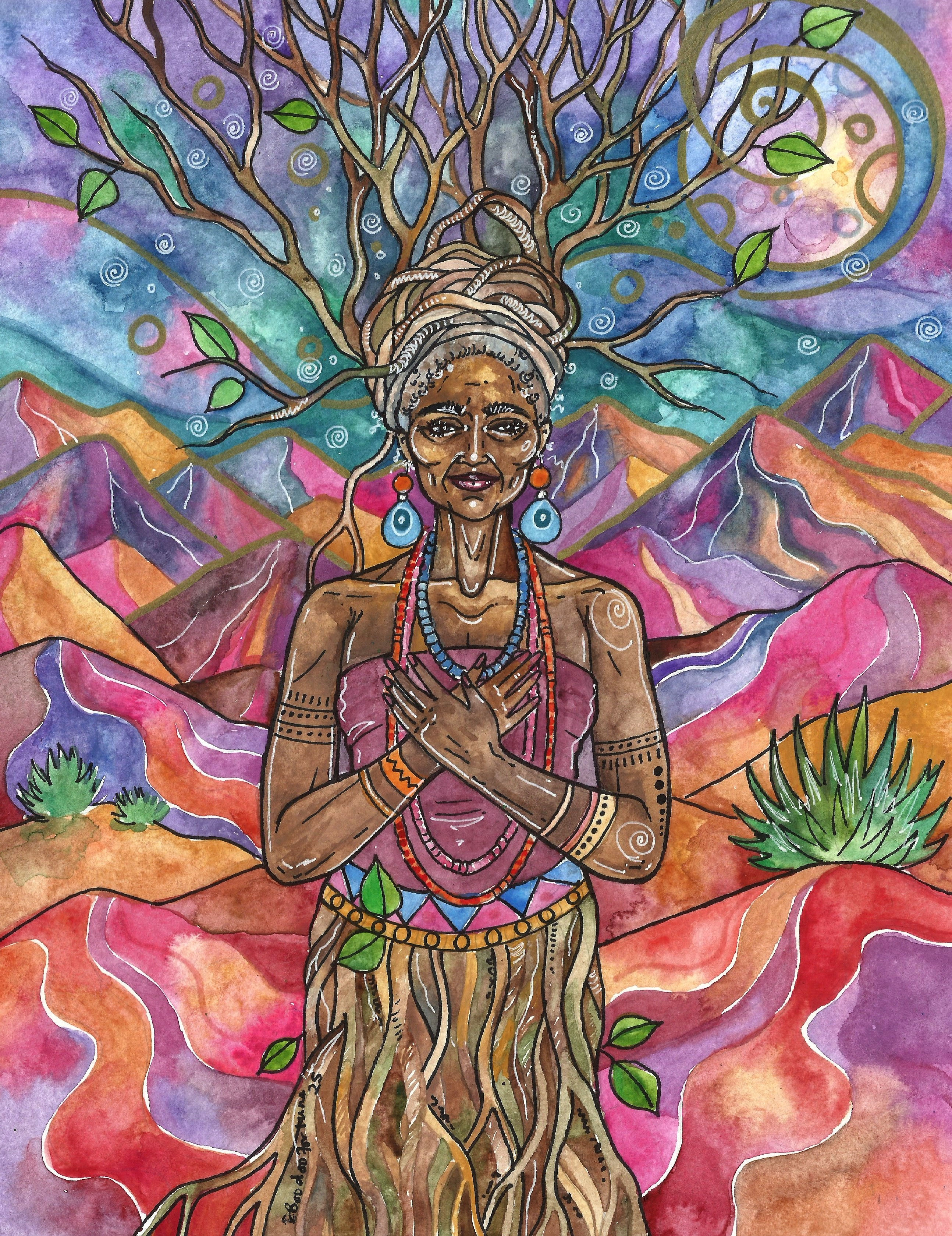 Fine Art Print: O Mother, Make Me as Strong as the Mountain