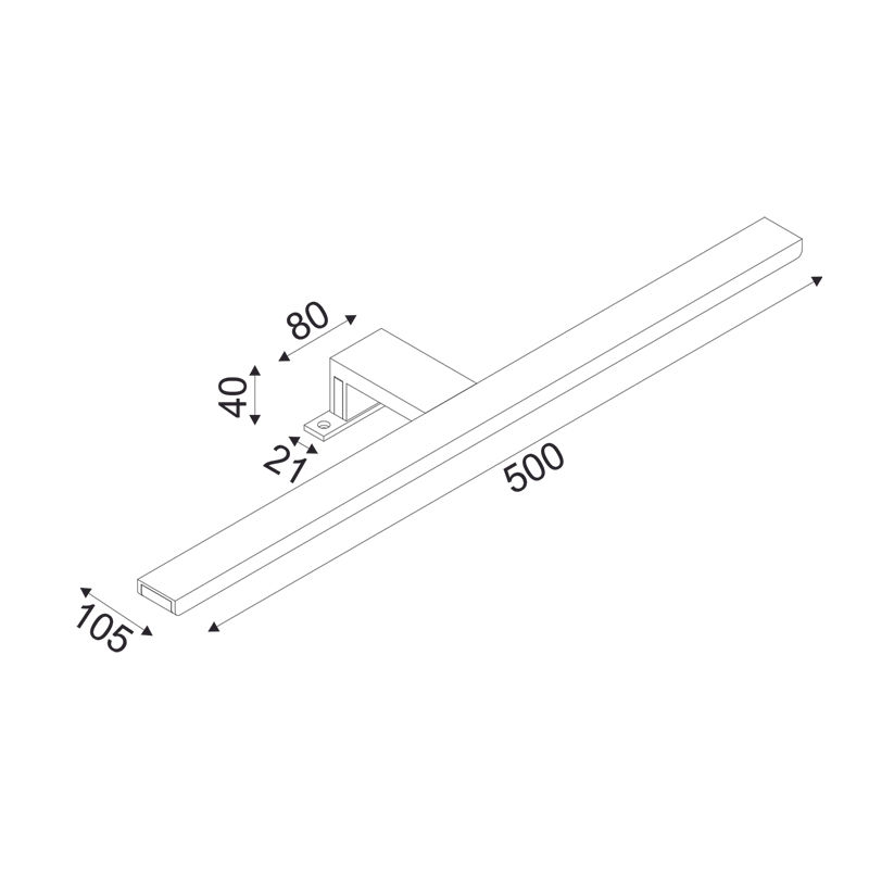 Thumbnail: VOIR- CABINET LED WALL LIGHT