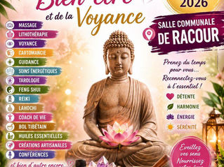 3 et 4 octobre au salon bien-être de Lincent