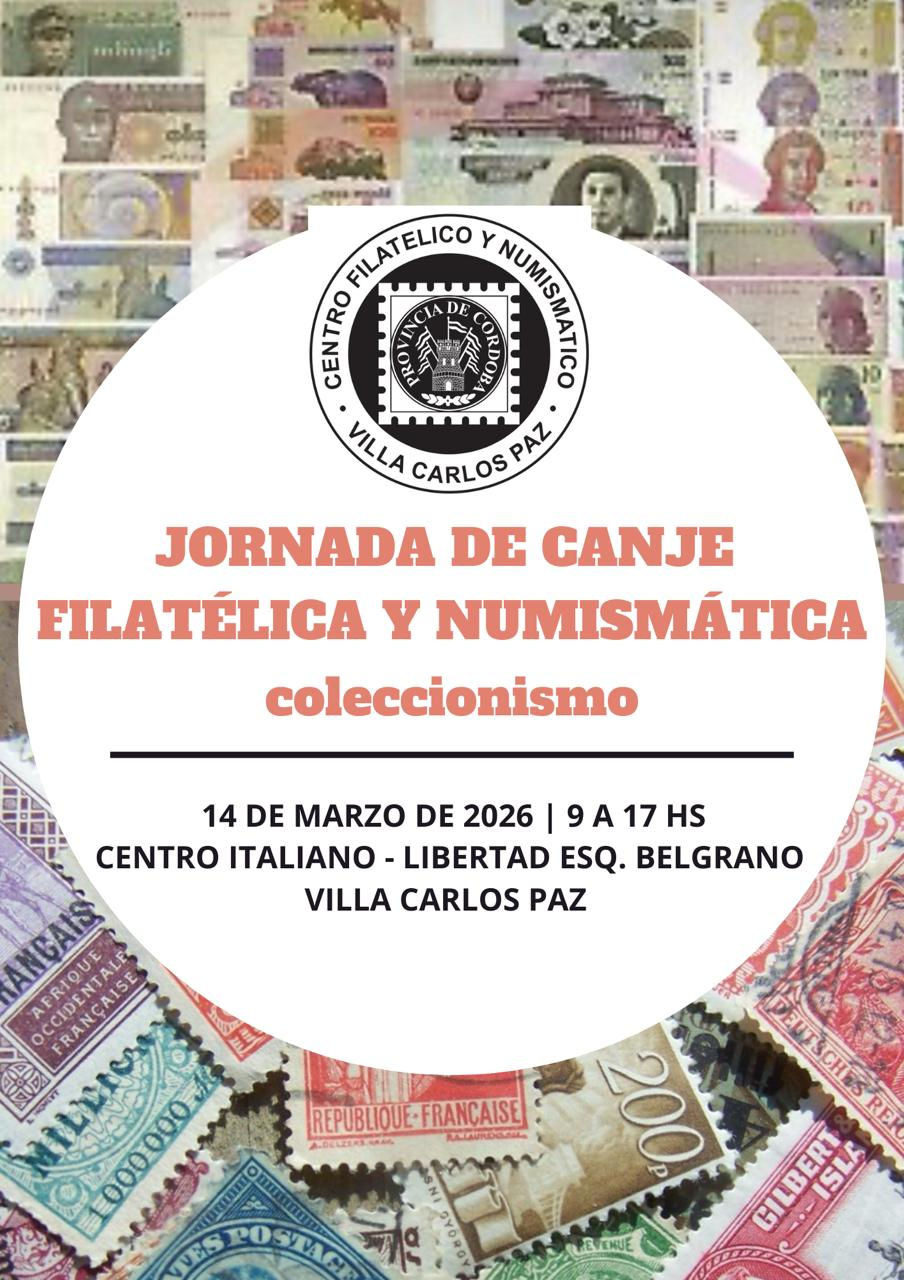 JORNADA DE CANJE FILATÉLICA Y NUMISMÁTICA