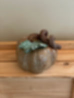 Clay and Chardonnay: Hand built pumpkins