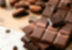 chocolate bar and almonds