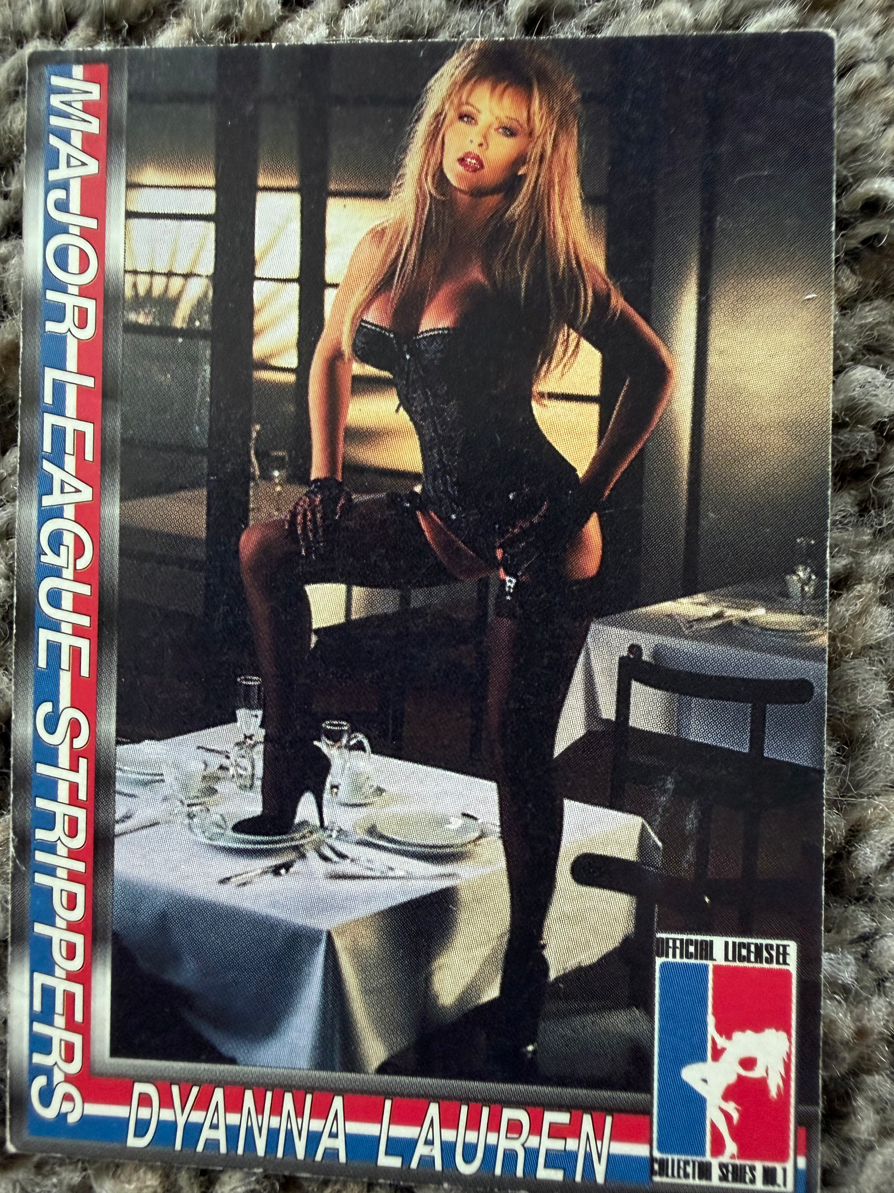 "Major League Strippers" Autographed Collector Baseball Card