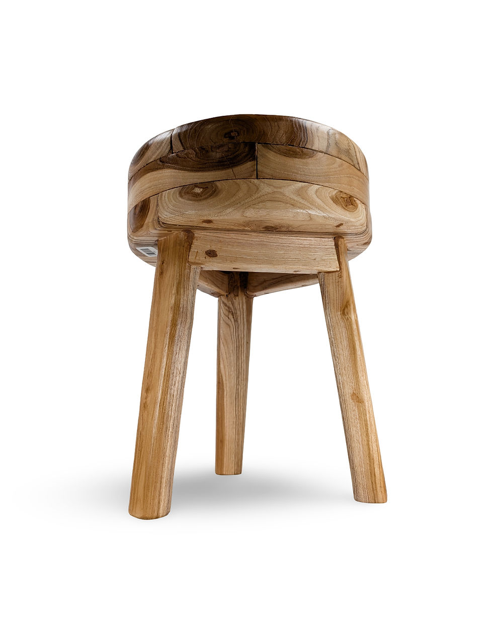 Thumbnail: Carved Wood Stool